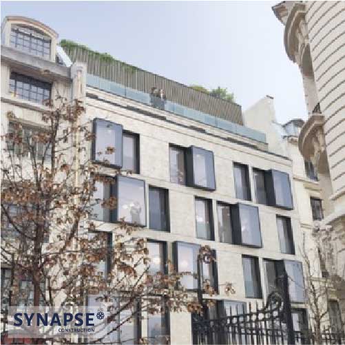 Immeuble rue Aguesseau à Paris